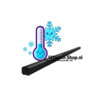 Tecnosystemi Excellens T100 leidinggoot zwart 200x10x6 cm