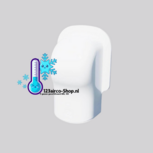 Tecnosystemi Optima muur afdekkapTM100 Zuiverwit RAL9010